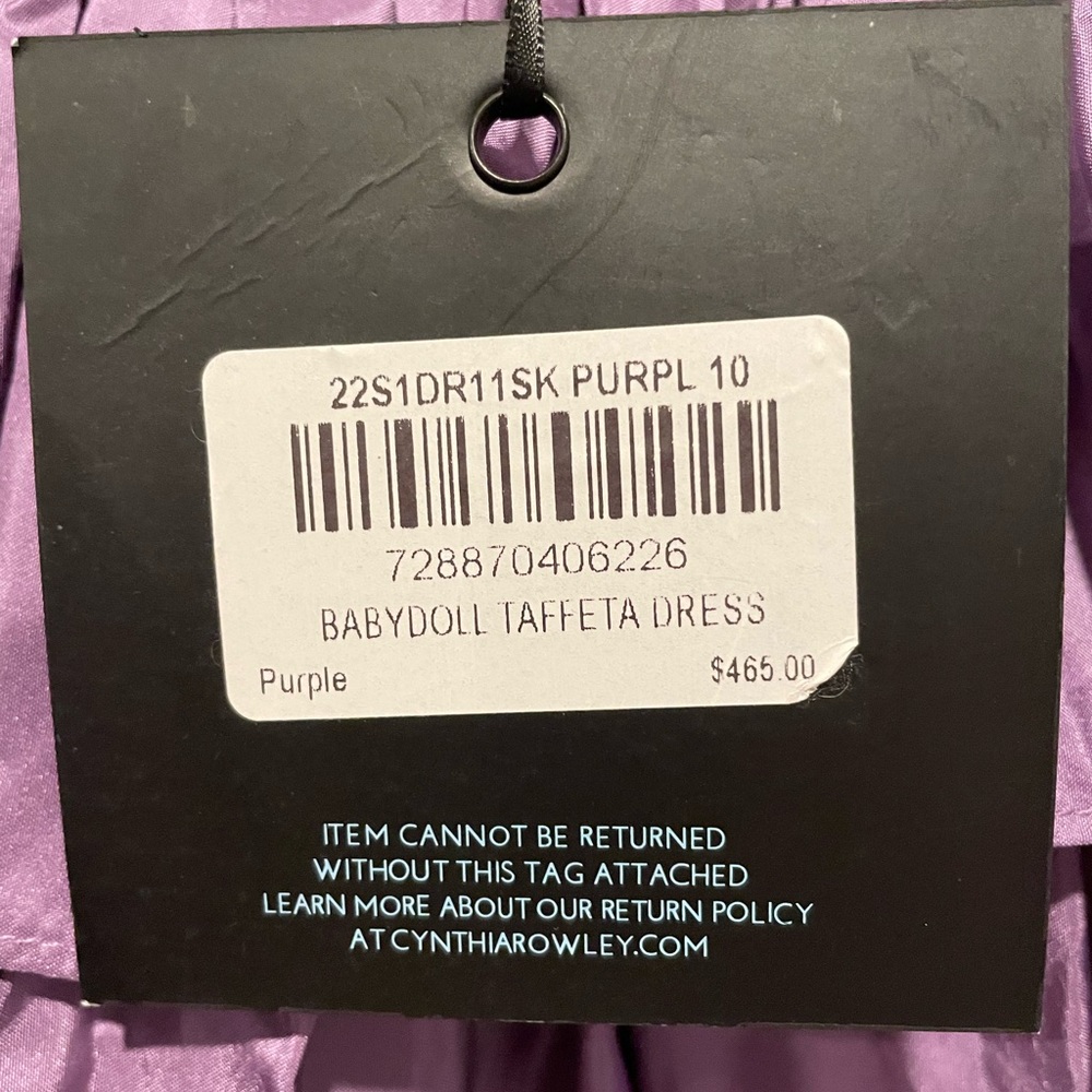 Cynthia Rowley
Taffeta Peplum Babydoll Dress. BNWT - Picture 4 of 5